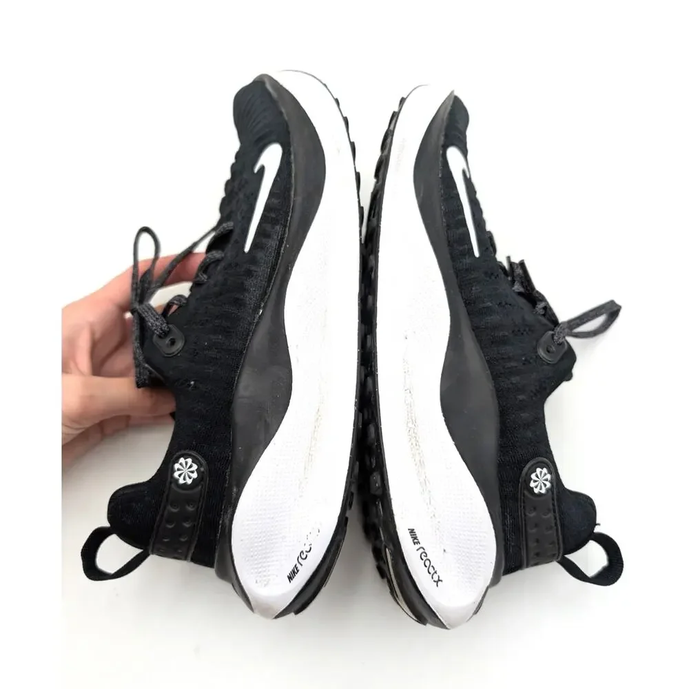 Nike InfinityRN 4 Women's Running Shoes DR2670- Black/White Size US8.5 EU40